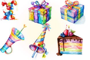 Happy Birthday Clipart - Birthday PNG Graphic Illustrations By sumim3934 2