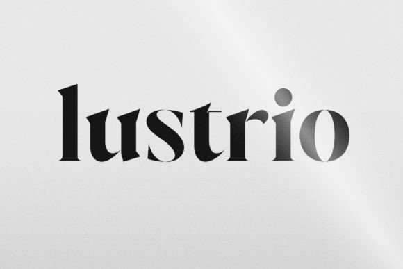 Lustrio Serif Font By Plotomad