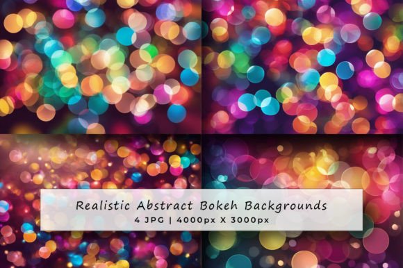 Realistic Abstract Bokeh Backgrounds Graphic Backgrounds By srempire