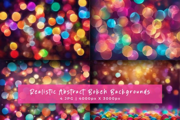 Realistic Abstract Bokeh Backgrounds Graphic Backgrounds By srempire