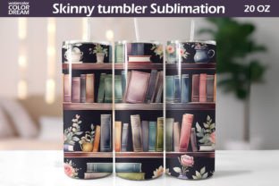 Skinny Tumbler Bundle Wrap Gráfico Artesanato Por WatercolorColorDream 3