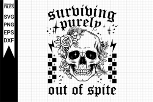Surviving Purely out of Spite Svg Png Grafik Plotterdateien Von NetArtStudio 1