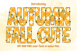Autumn Fall Cute Decorative Font By Candygirl Art 1