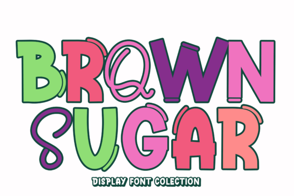 Brown Sugar Display Font By Black line
