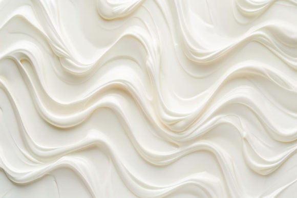 Cream Moisturizer Texture is Waves Illustration Graphiques AI Par VetalStock