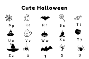 Cute Halloween Dingbats Font By Nun Sukhwan 3