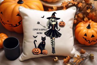 Halloween Witch PNG Sublimation Graphic Illustrations By Magic Rabbit 7