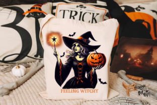 Halloween Witch PNG Sublimation Graphic Illustrations By Magic Rabbit 3
