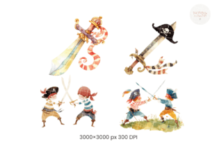 Pirate Printable Graphic Illustrations By kennocha748 6