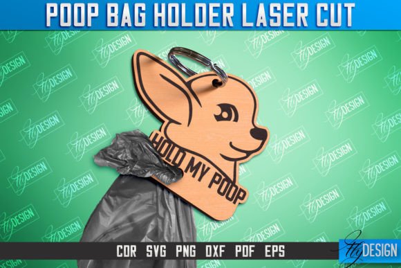 Poop Bag Holder |Dog Walking Accessories Grafik Plotterdateien Von flydesignsvg