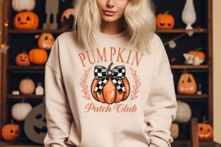 Pumpkin Coquette Bow PNG, Halloween Fall Graphic T-shirt Designs By Premium Digital Files 3