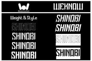 Shinobi Font Display Font Di weknow 6