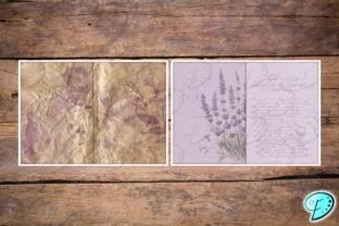 Bare Basics Lavender Journal Papers Gráfico Objetos Gráficos de Alta Qualidade Por Emily Designs 4