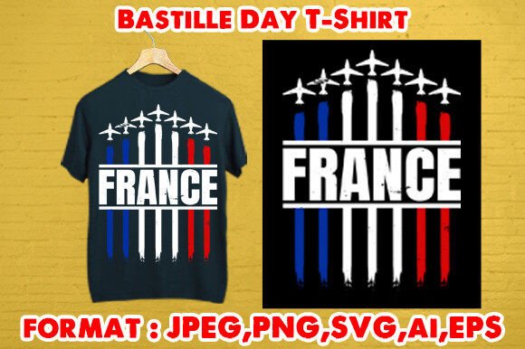 Bastille Day T-Shirt Graphic T-shirt Designs By teevely