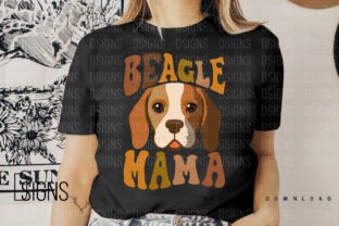 Beagle Mama Dog Mom Lover Sublimation Gráfico Designs de Camisetas Por DSIGNS 2