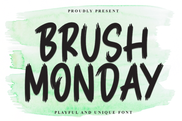 Brush Monday Dingbats Font By Roronoa zoro.S.P.D