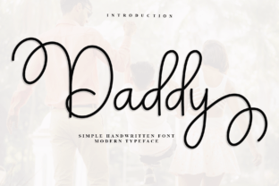 Daddy Script & Handwritten Font By Inermedia STUDIO 1