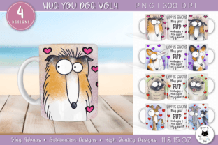 Dog Mug Sublimation Wraps | Dog Mug PNG Graphic Crafts By Ivy’s Creativity House 1