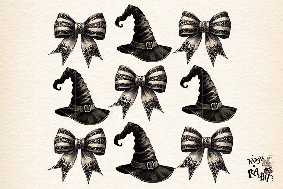 Halloween Witch PNG Sublimation Gráfico Ilustraciones Imprimibles Por Magic Rabbit