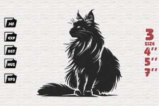 Mysterious Cat Cats Embroidery Design By Nutty Creations 1