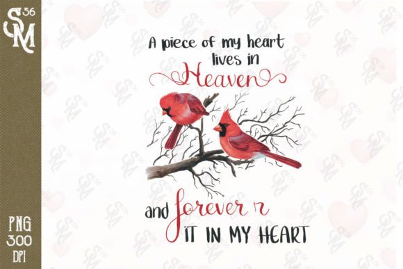 A Piece of My Heart Lives in Heaven Grafika Rękodzieła Przez StevenMunoz56