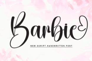 Barbie Script & Handwritten Font By andikastudio 1