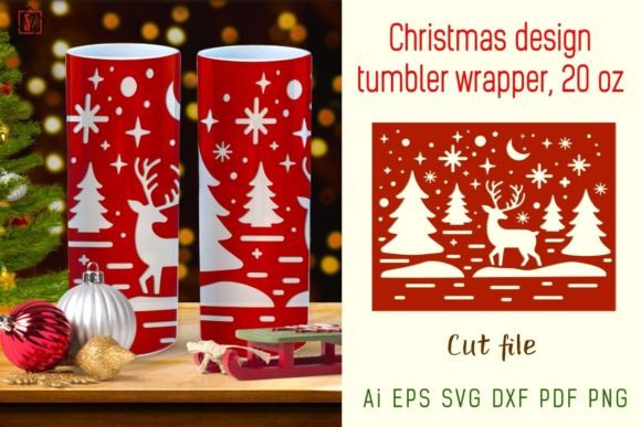 Glass/candle Wrapping for Christmas Graphic Crafts By Светлана Зиновьева