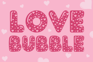 Love Bubble Decorative Font By GraphicsNinja 4