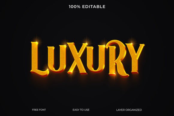 Luxury Golden PSD 3d Text Style Effect Graphic Layer Styles By Imamul0