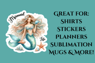 Mermaid Life PNG Grafica Creazioni Di Pixels N Bows 5