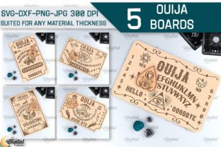 Ouija Spirit Boards Laser Cut Bundle Graphic 3D SVG By Digital Idea 1