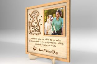 Personalized Best Dog Dad Sign Svg Graphic 3D SVG By Oniesbey 6