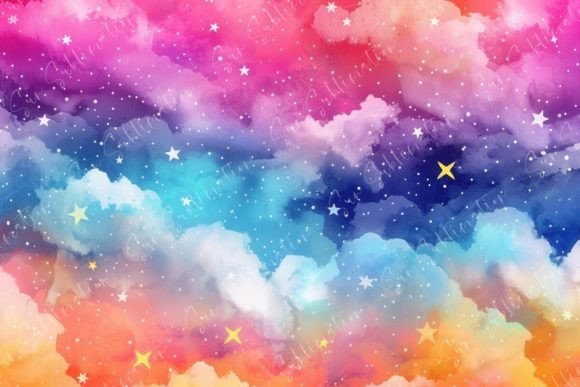 Dreamy Colorful Sky Graphic Backgrounds By Sun Sublimation