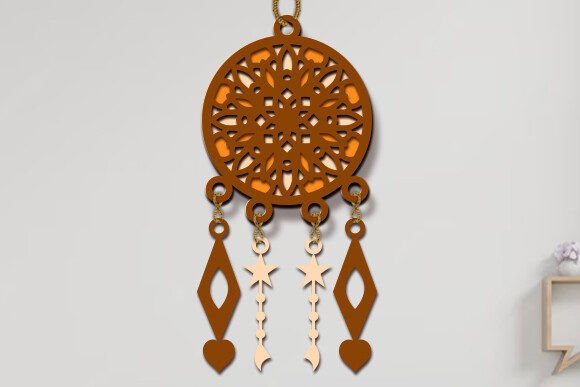 Laser Cut Layered Dream Catchers Svg Graphic 3D SVG By Cutting Edge