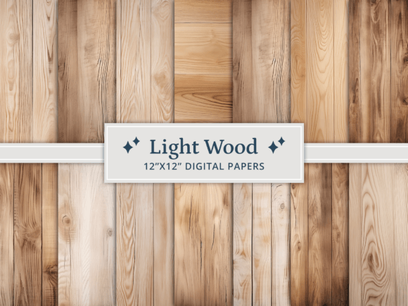 Light Wood Background Digital Papers Graphic Backgrounds By altendi