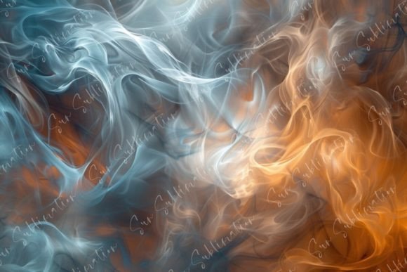 Vibrant Abstract Smoke Art Graphic Backgrounds By Sun Sublimation
