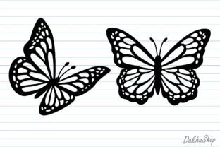Butterfly Svg, Butterfly Svg Files. Illustration Modèles d'Impression Par Dakhashop 8