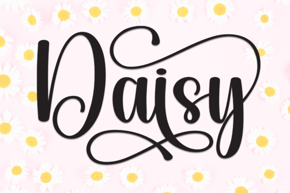 Daisy Script & Handwritten Font By william jhordy