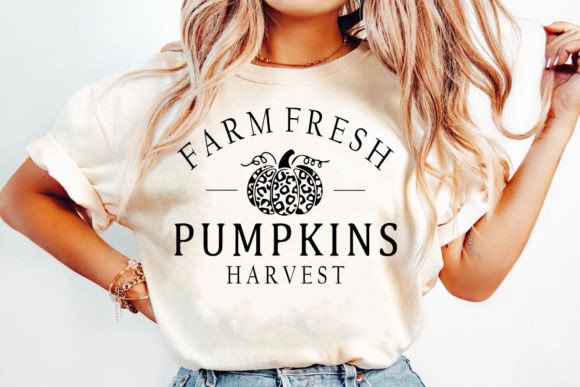 Farm Fresh Pumpkins Harvest SVG Fall PNG Graphic T-shirt Designs By SVG Design Art