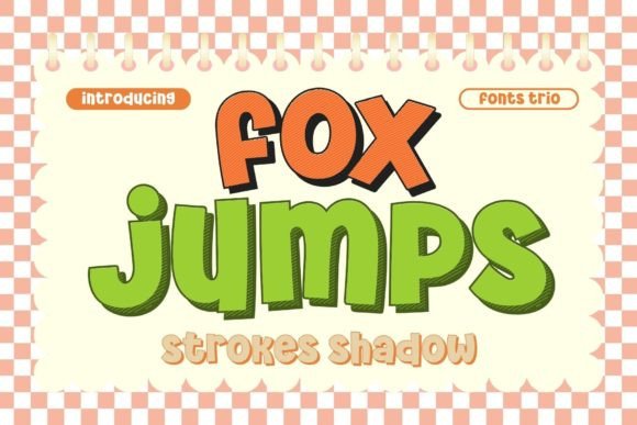 Fox Jumps Display Font By Fox7