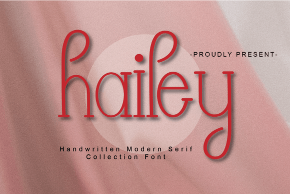 Hailey Fontes Serif Fonte Por Ts_store