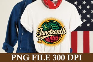 Juneteenth Mini Sublimation Design Graphic T-shirt Designs By Creative T-Shirts 1