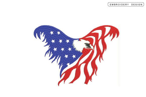 American Eagle Embroidery North America Embroidery Design By DesignCreator99