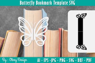 Butterfly Papercut Bookmark SVG BUNDLE Gráfico Manualidades Por Otvey Design 2