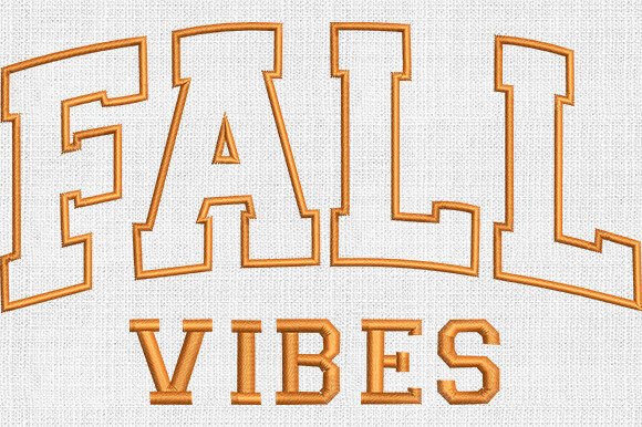 Fall Vibes Embroidery Design Anniversary Embroidery Design By svgcronutcom