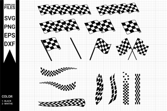 RACING FLAG SVG, Racing Stripes Svg Graphic Crafts By NetArtStudio