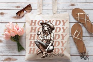 Retro Western Cowgirl PNG Graphic Illustrations By Magic Rabbit 6