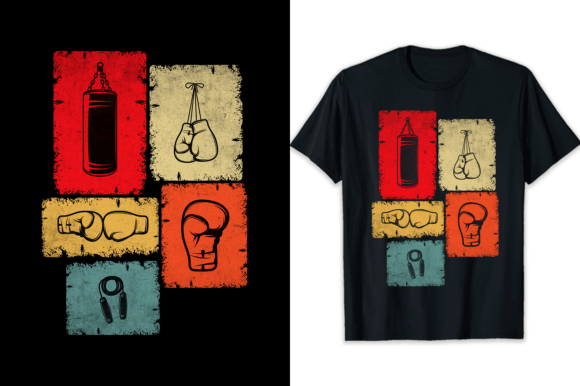 Boxing T-shirt Design Boxing Kids Boys Gráfico Diseños de Camisetas Por shihabmazlish87