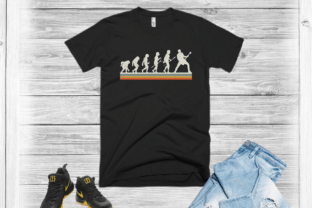 Guitar T-shirt Design Funny Evolution Grafik T-shirt Designs Von shihabmazlish87 2