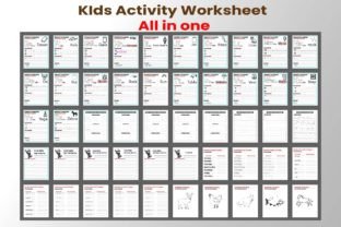 Kids Activity Worksheets All in One- 02 Illustration 1st grade Par Hitubrand 4